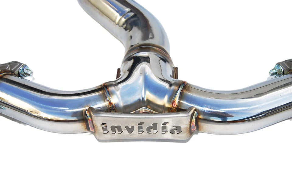Invidia 2015+ Subaru WRX / STI Gemini/R400 Single Layer Quad Stainless Steel Tip Cat-Back Exhaust