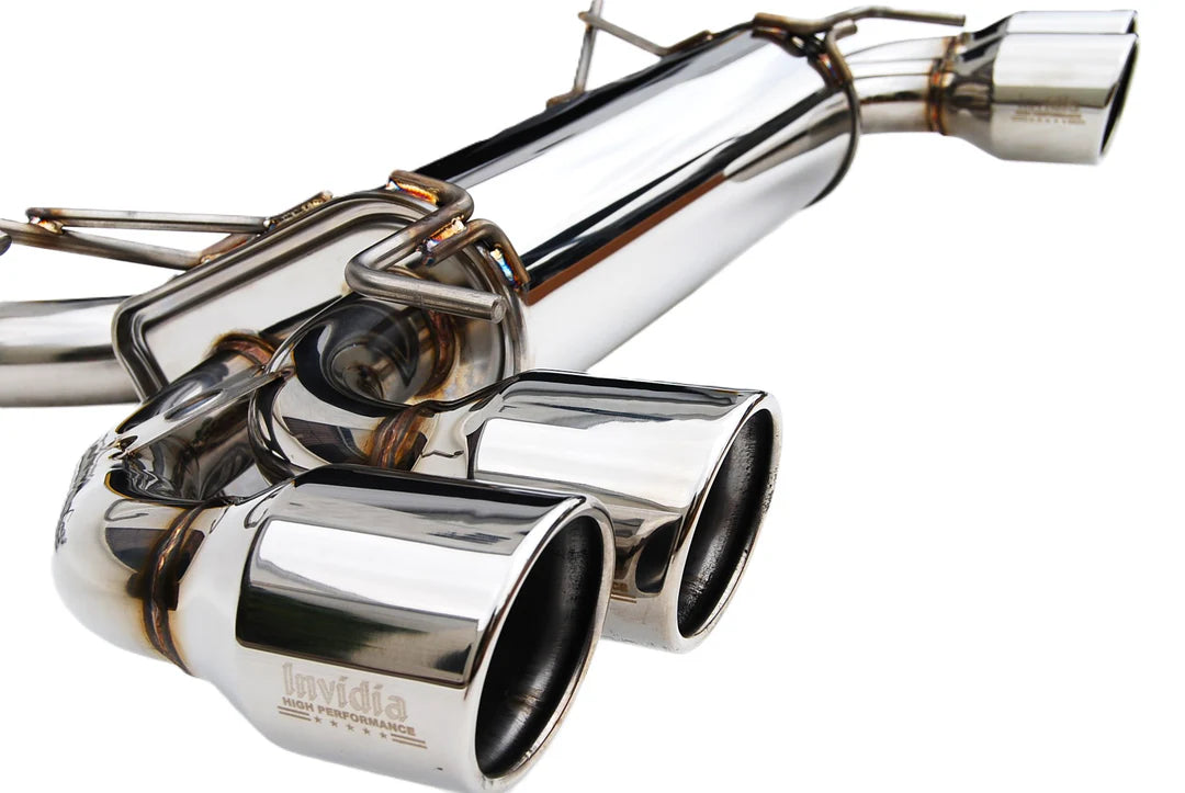 Invidia 08+ STi Hatch Dual Q300 Stainless Steel Tip Cat-back Exhaust