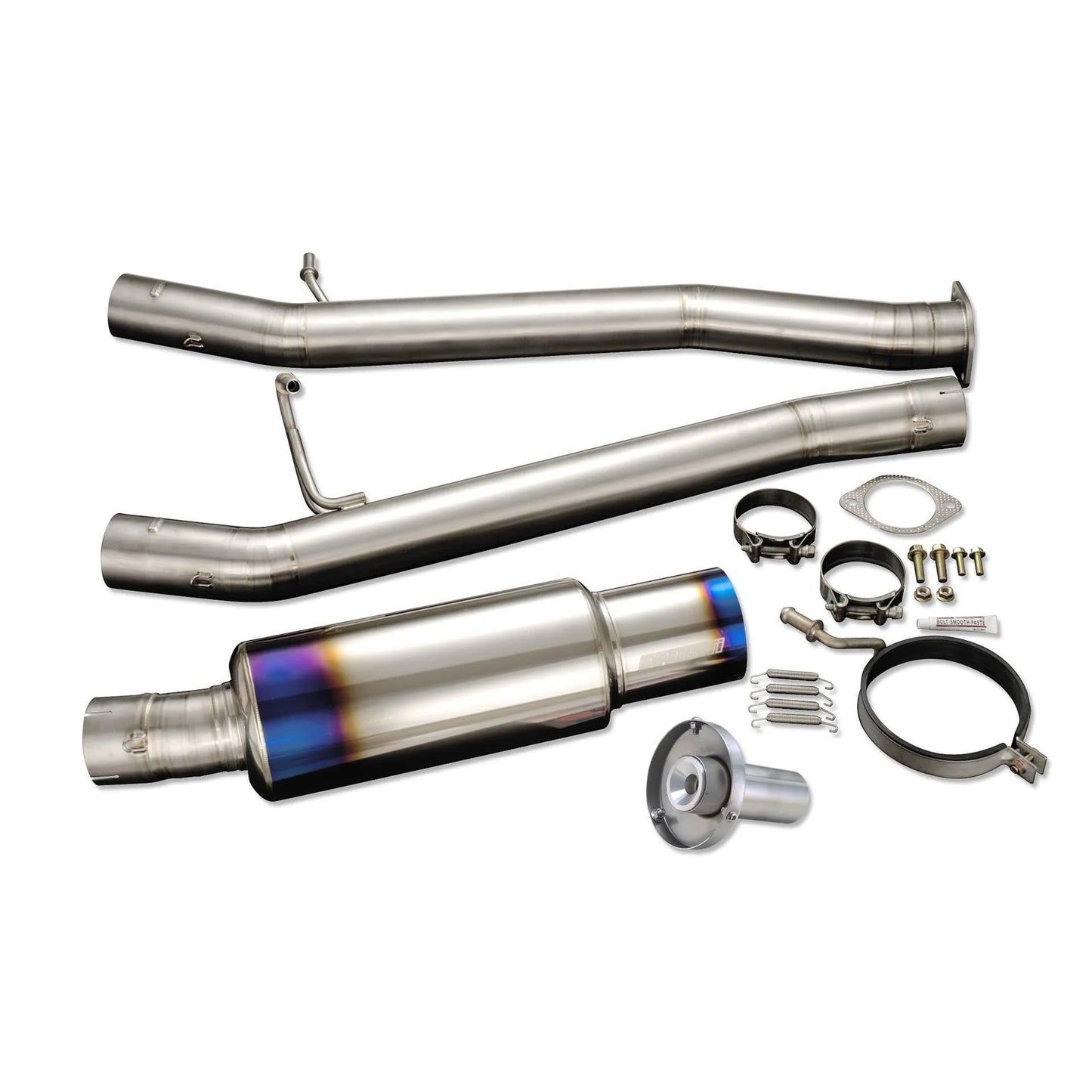 Tomei Expreme Ti Full Titanium Catback Exhaust System - Burnt Tip - 2002-2007 Subaru WRX / 2004-2007 STI