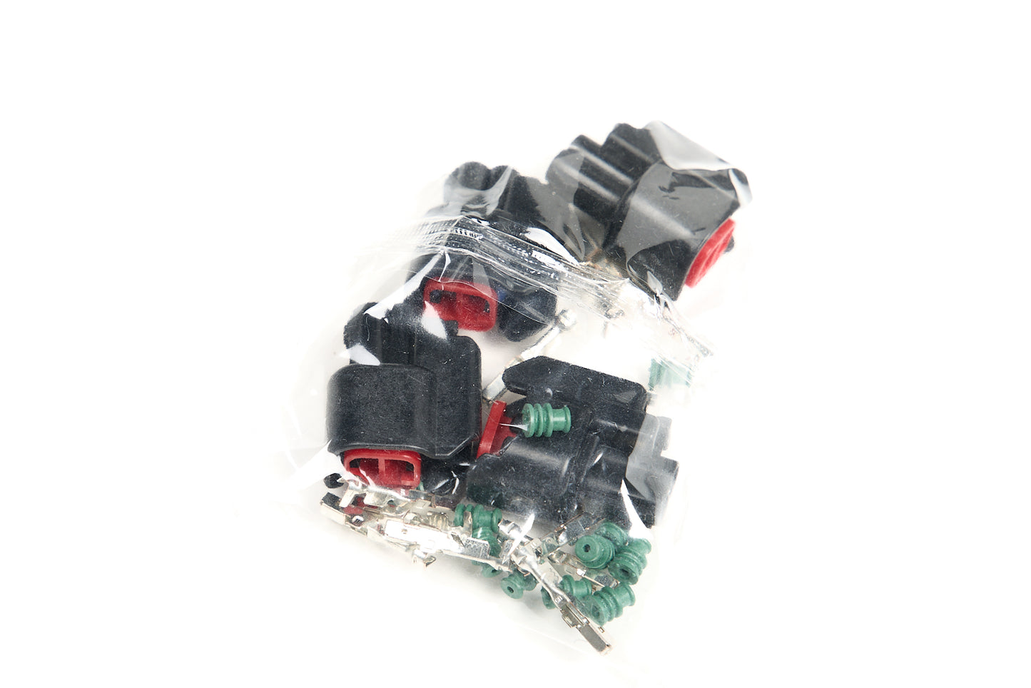 Injector Dynamics ID1050X Injectors WRX-16B Bottom Adaptors 11mm (Red) Adaptors (Set of 4)