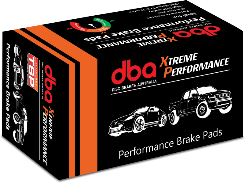 DBA 03-06 EVO / 04-09 STi / 03-07 350Z Track Edition/G35 con pastillas de freno traseras Brembo XP650