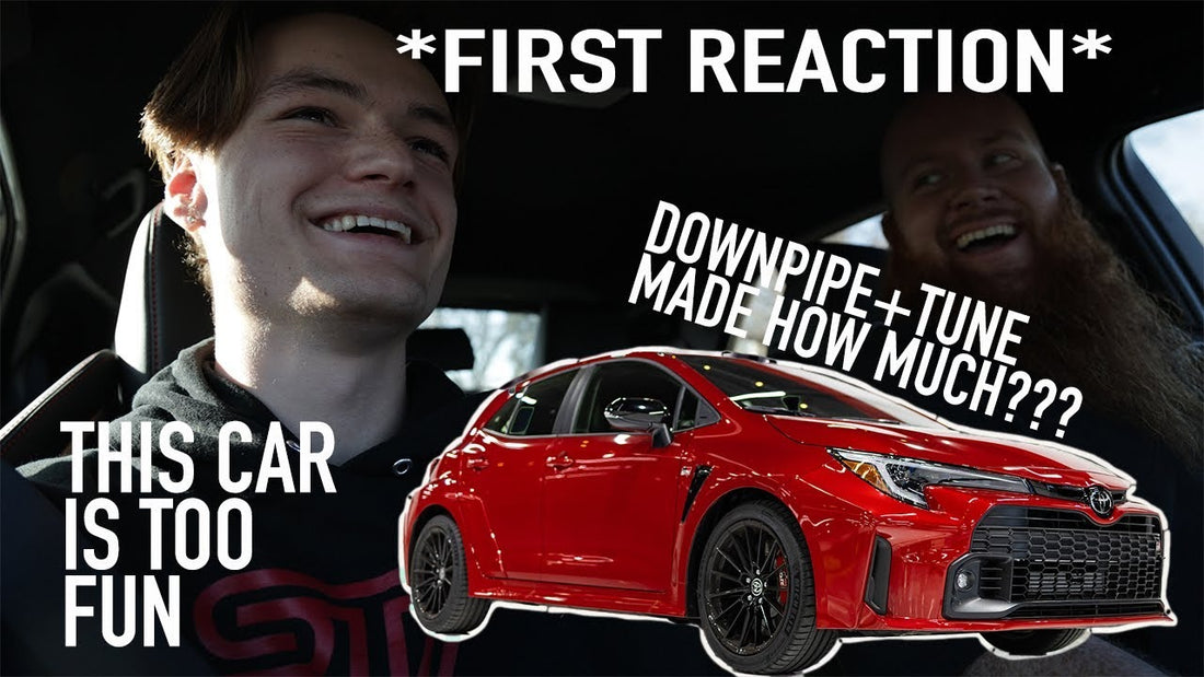 OTL Reacting to GR Corolla Downpipe + Tune