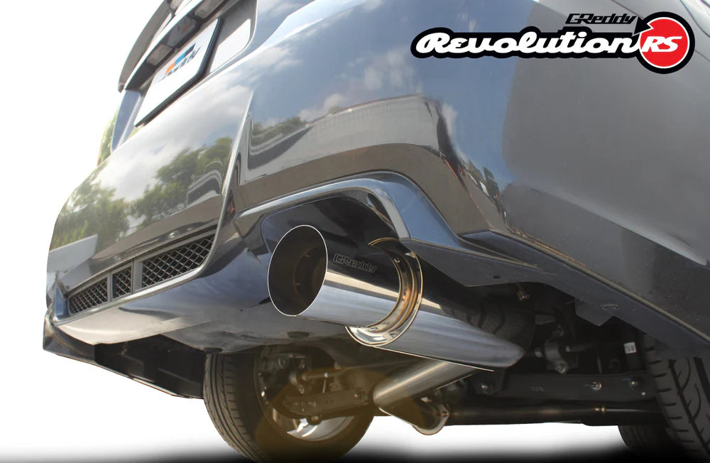 Greddy 11-14 Subaru WRX/STI (Sedan) 76mm Single Side Cat-Back Revolution RS Exhaust