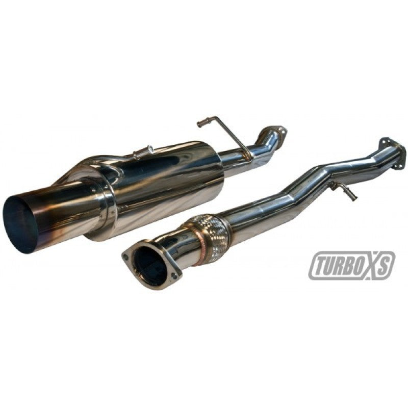 Catback Exhaust System For Subaru Impreza WRX STI 2002-2007 – 4.5” Burnt Tip, Stainless