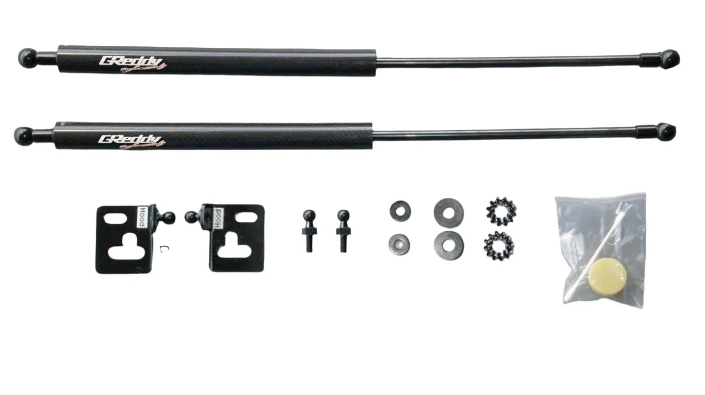 GReddy 05-07 Subaru WRX/STi  Engine Hood Lifter Kit (Designed for OEM weight hoods.)