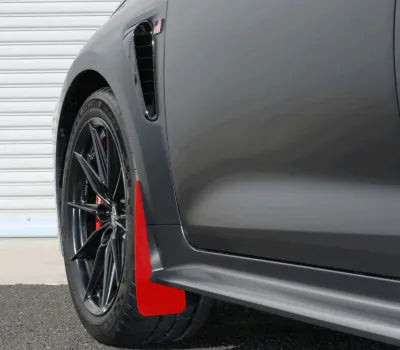 Cusco 2023+ Toyota GR Corolla (GZEA14H) AWD Front Red EVA Mud Flaps - Set of 2