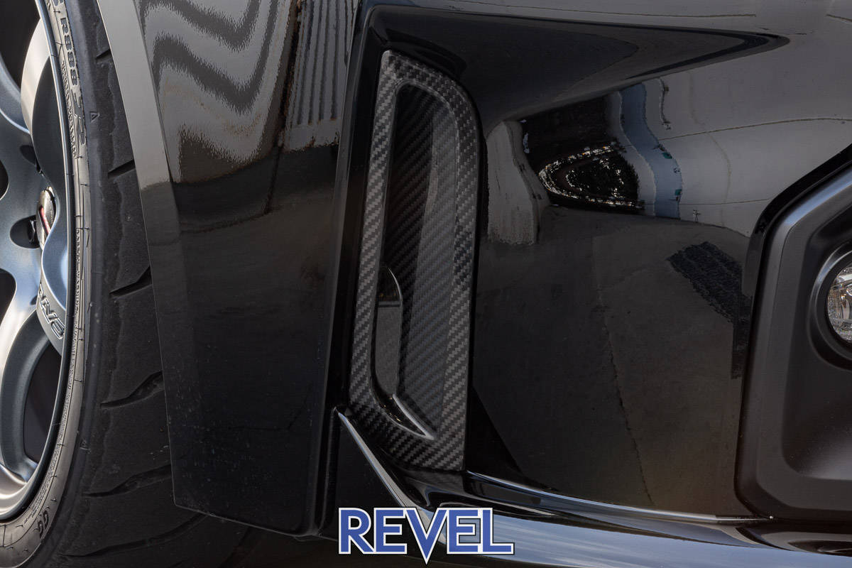 Revel GT Dry Carbon Front Bumper Duct Covers 2023 Toyota GR Corolla - Pair