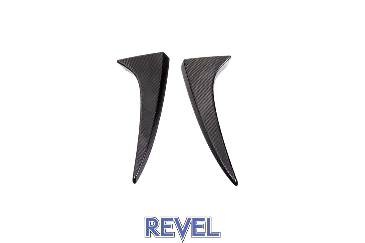 Revel GT Dry Carbon Rear Window Side Spoiler Covers 2023 Toyota GR Corolla - Pair