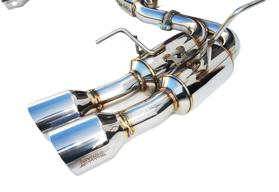 Invidia 2015+ Subaru WRX / STI Gemini/R400 Single Layer Quad Stainless Steel Tip Cat-Back Exhaust