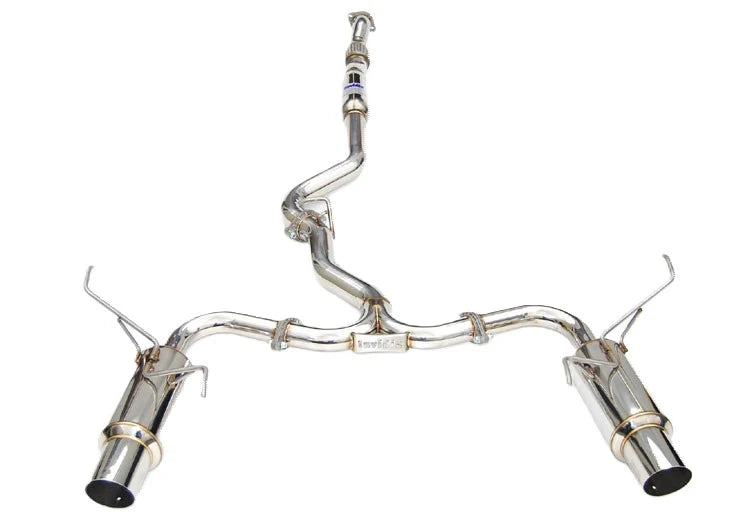 Invidia 08+ Subaru WRX/STI 4dr N1 Twin Outlet Single Layer Tip SS Cat-Back Exhaust