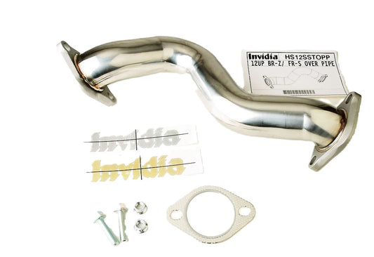 Invidia 12+ Subaru BRZ / Scion FR-S Over-Pipe (one piece bended)