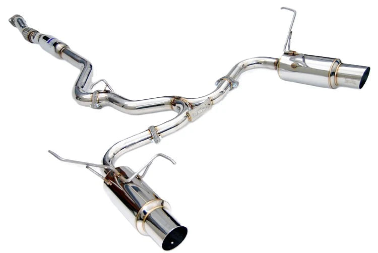 Invidia 08+ Subaru WRX/STI 4dr N1 Twin Outlet Single Layer Tip SS Cat-Back Exhaust