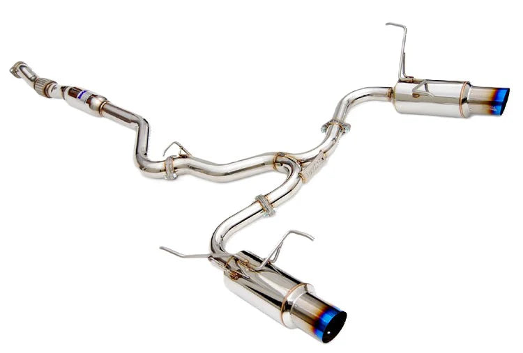 Invidia 08+ Subaru WRX/STI 4dr N1 Twin Outlet Single Layer Tip Titanium Cat-Back Exhaust
