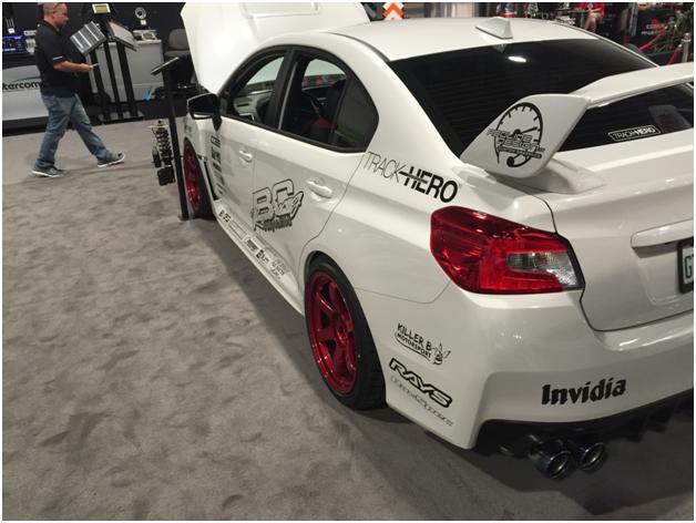 Invidia 15+ Subaru WRX/STI 4Dr Q300 Twin Outlet Rolled Titanium Burnt Quad Tip Cat-Back Exhaust