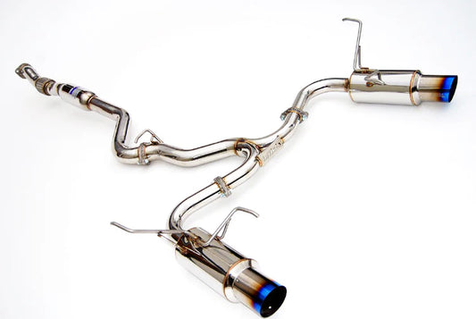Invidia 15+ Subaru WRX/STI 4dr N1 Twin Outlet Single Layer Tip Titanium Cat-Back Exhaust