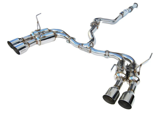 Invidia 2015+ Subaru WRX / STI Gemini/R400 Single Layer Quad Stainless Steel Tip Cat-Back Exhaust