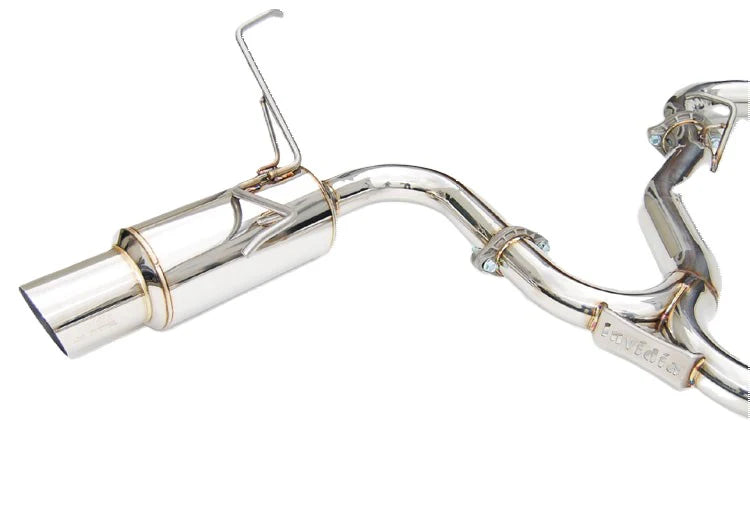 Invidia 08+ Subaru WRX/STI 4dr N1 Twin Outlet Single Layer Tip SS Cat-Back Exhaust