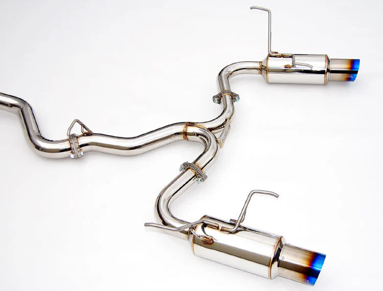 Invidia 15+ Subaru WRX/STI 4dr N1 Twin Outlet Single Layer Tip Titanium Cat-Back Exhaust