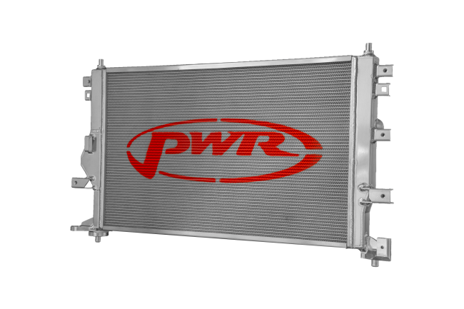 PWR 32mm Performance Radiator (Toyota GR Corolla 2023+) OEM Mounting, OEM Fans