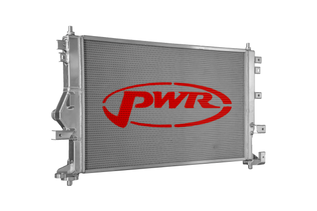 PWR 32mm Performance Radiator (Toyota GR Corolla 2023+) OEM Mounting, OEM Fans