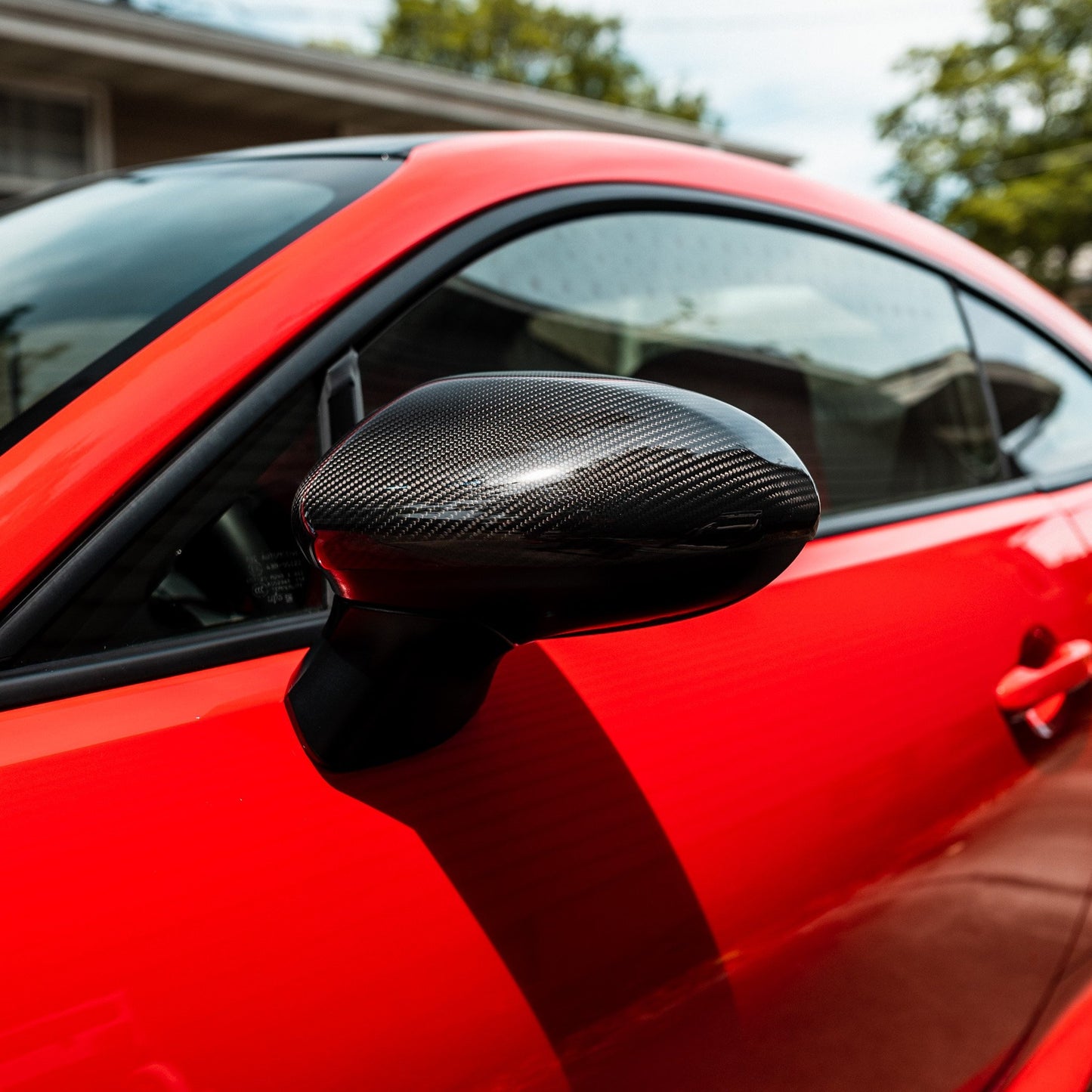 Driven.Media Carbon Fiber Mirror Caps - 2022+ Toyota GR86 / Subaru BRZ