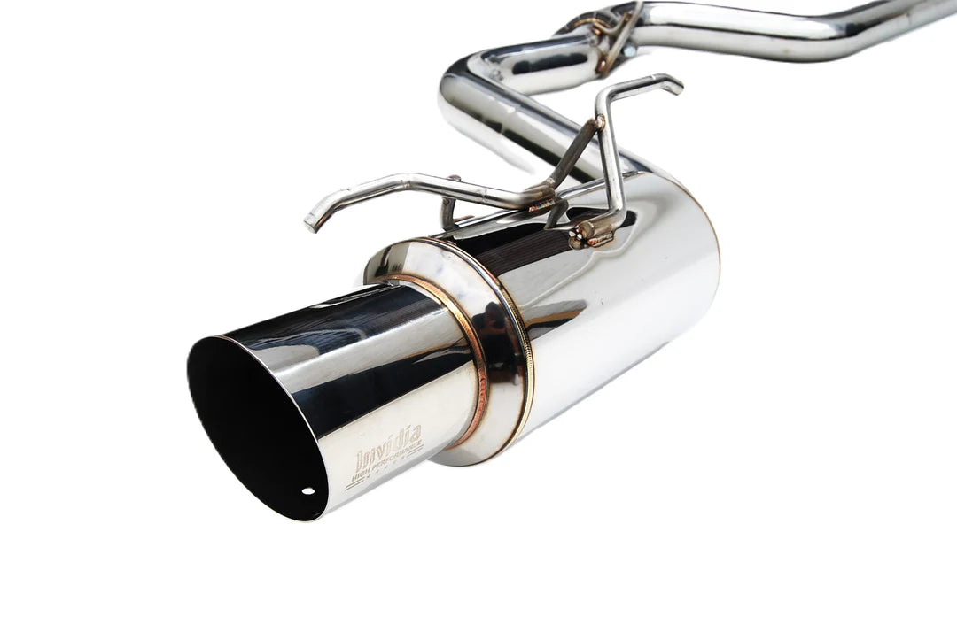 Invidia 08+ WRX Hatch RACING Stainless Steel Tip Cat-back Exhaust