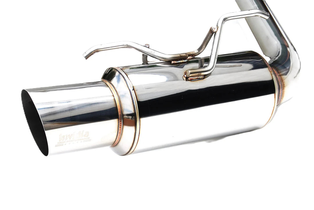 Invidia 08+ WRX Hatch RACING Stainless Steel Tip Cat-back Exhaust
