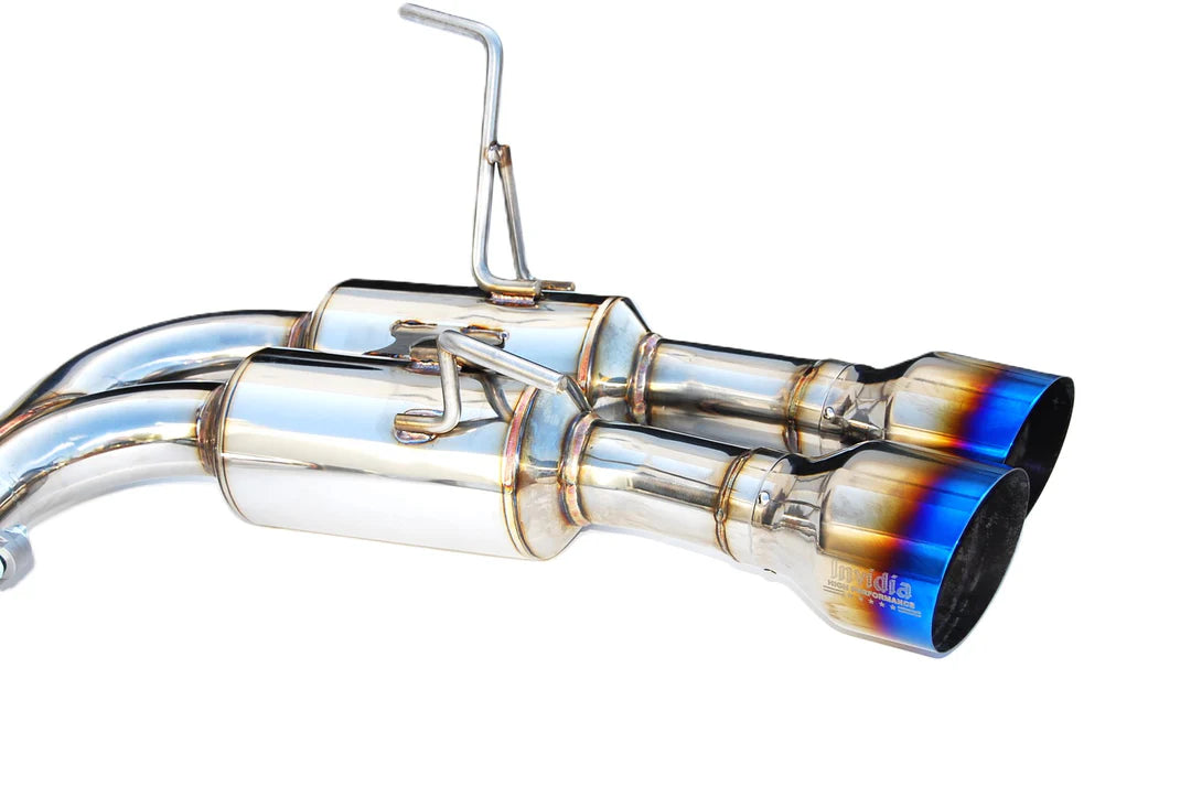 Invidia 2015+ Subaru WRX / STI Gemini/R400 Single Layer Quad Titanium Tip Cat-Back Exhaust