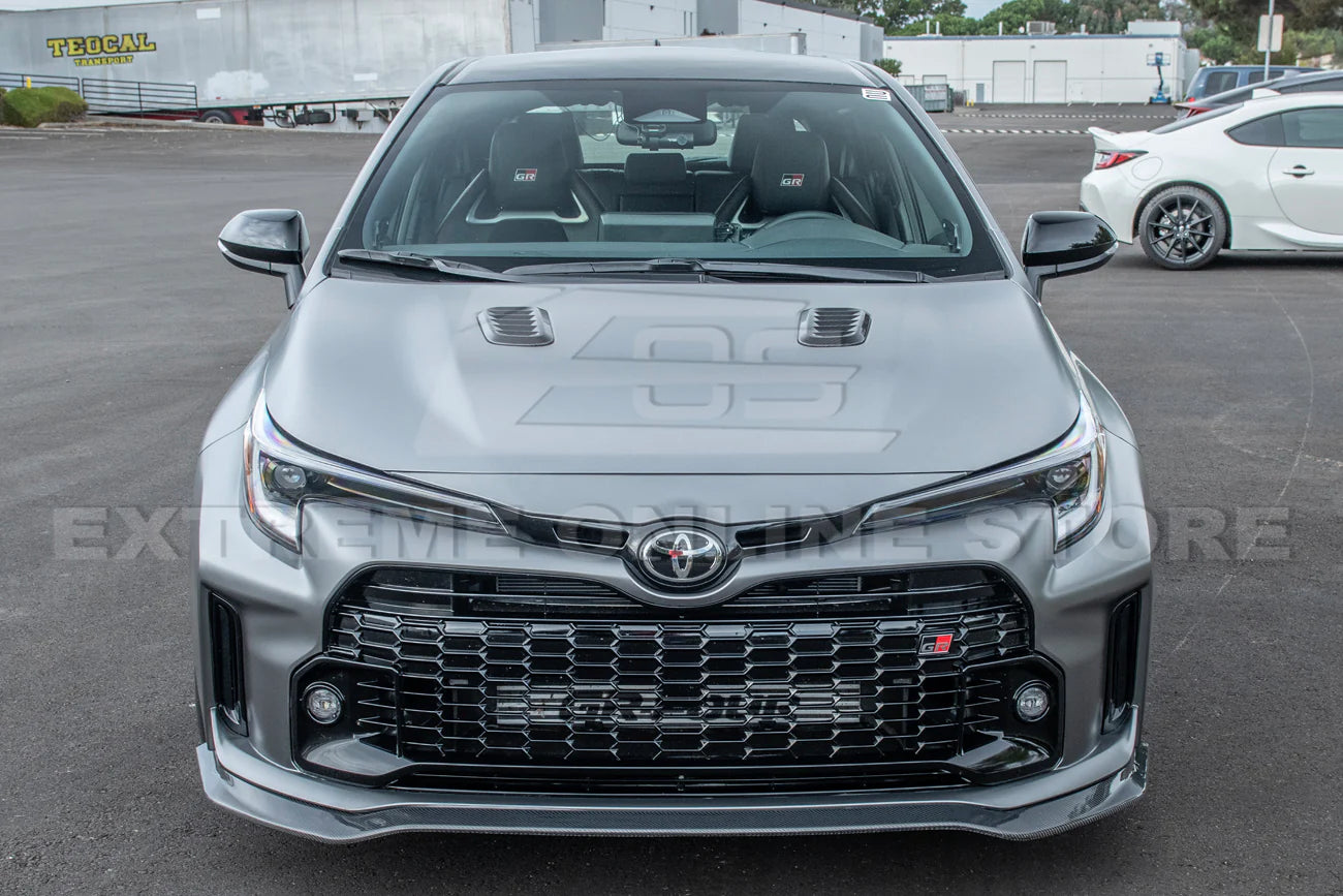 EOS 2023-24 GR Corolla Front Lip - Carbon Fiber