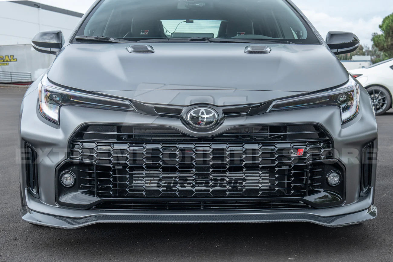 EOS 2023-24 GR Corolla Front Lip - Carbon Fiber