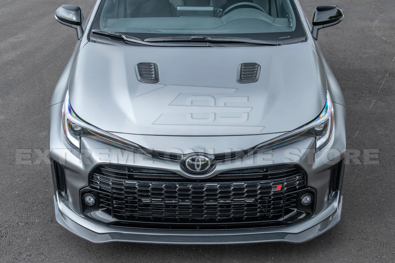 EOS 2023-24 GR Corolla Front Lip - Carbon Fiber