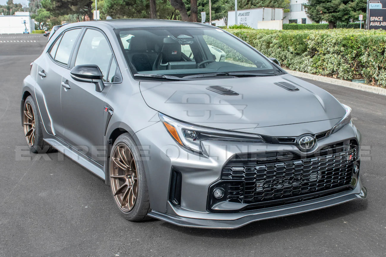 EOS 2023-24 GR Corolla Front Lip - Carbon Fiber