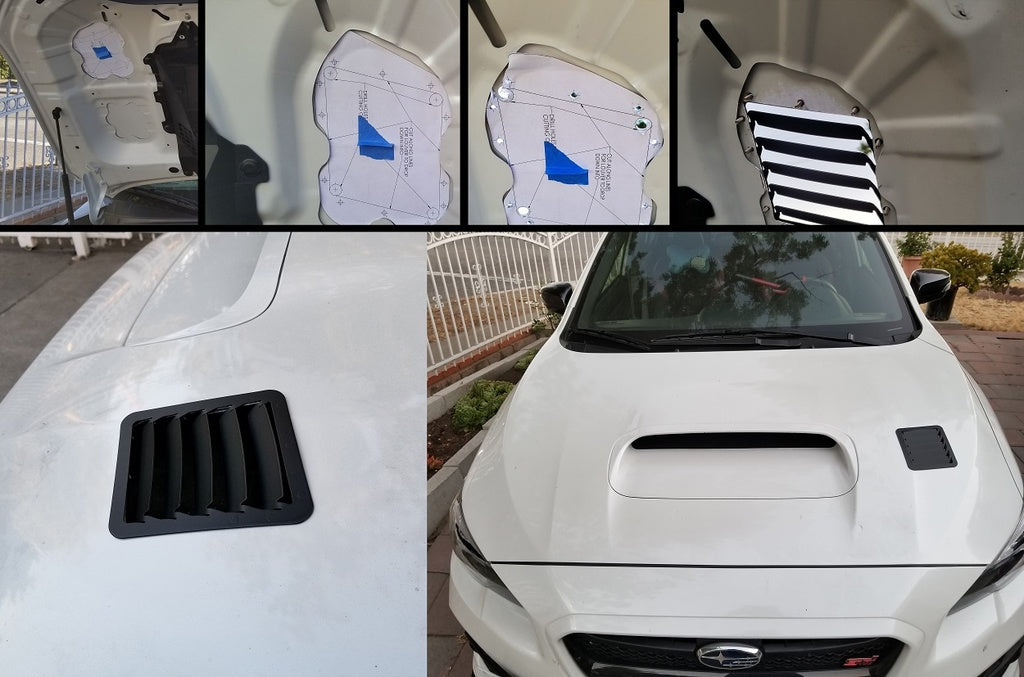 Verus Engineering Hood Louver Kit - WRX/STI (VA)