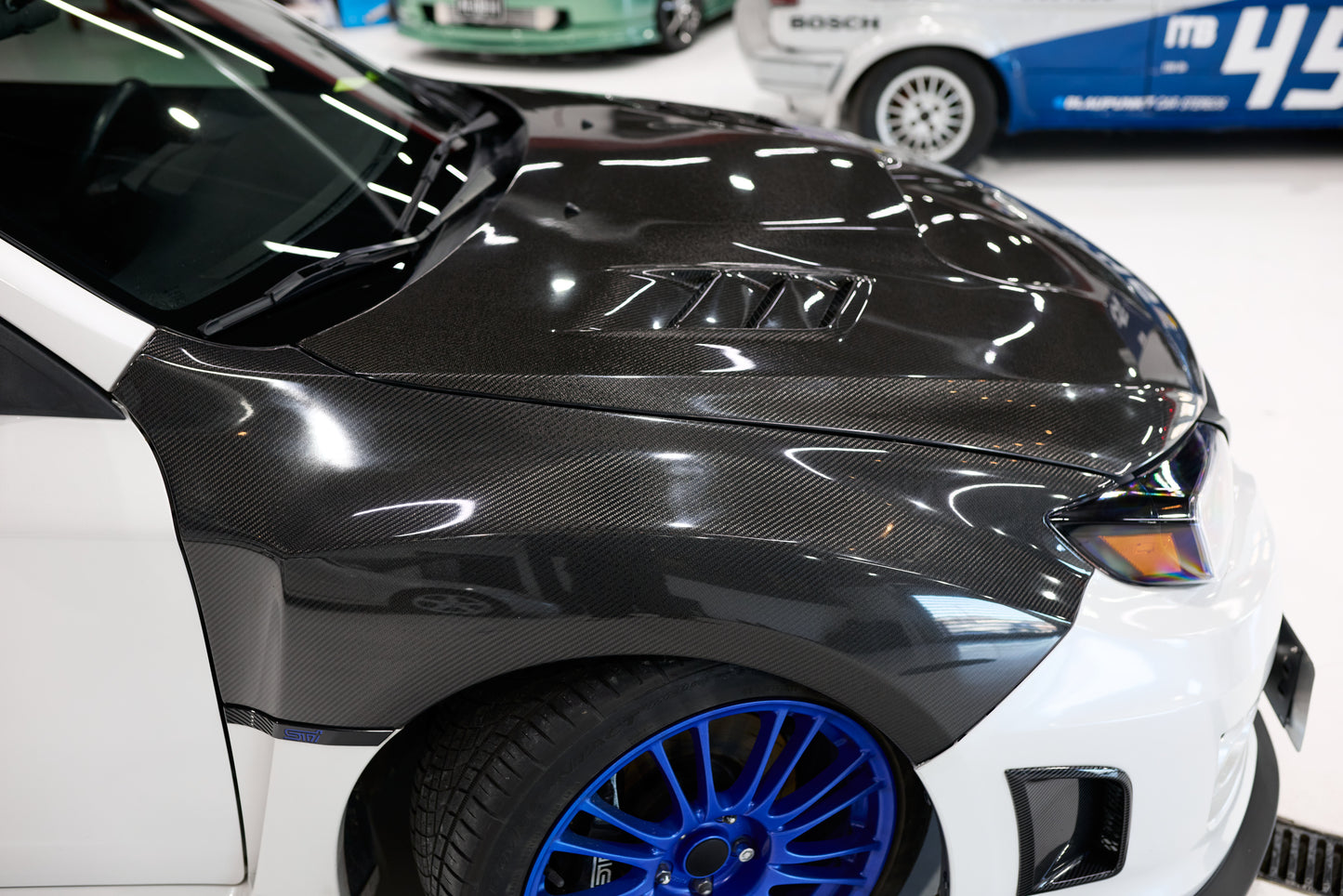 Seibon 08-10 Subaru Impreza STi 10mm Wider Carbon Fiber Fenders