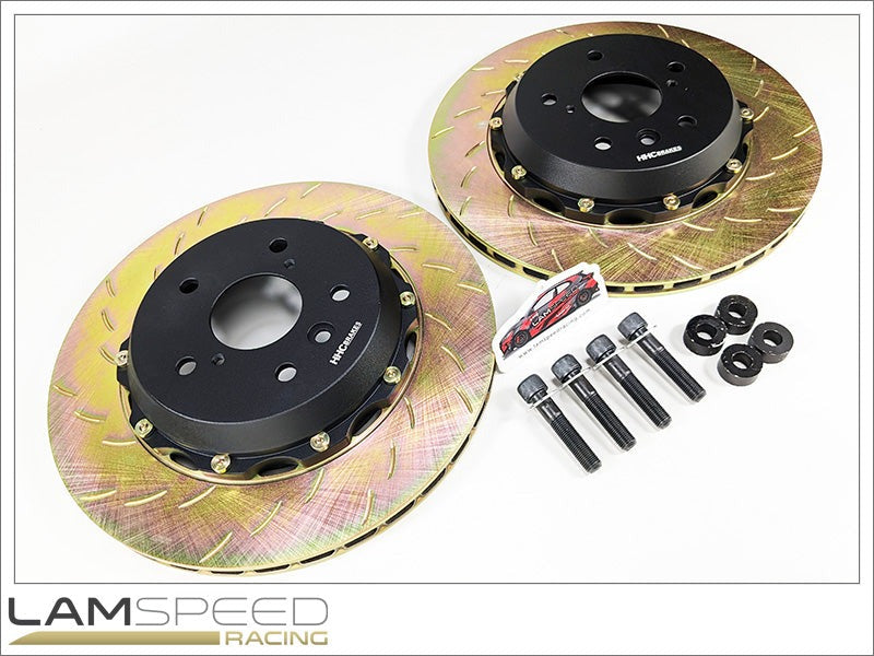 Lamspeed Racing 320mm 2 Piece Floating Rear Brake Rotors - Toyota 2020+ GR Yaris / 2023+ GR Corolla