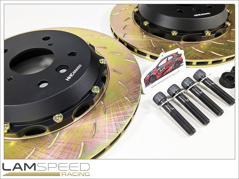 Lamspeed Racing 320mm 2 Piece Floating Rear Brake Rotors - Toyota 2020+ GR Yaris / 2023+ GR Corolla