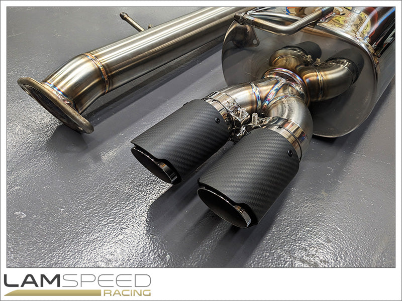 Lamspeed Racing MC SS304 Stainless Steel Centre Exit Catback Exhaust - 2022+ Toyota GR Corolla