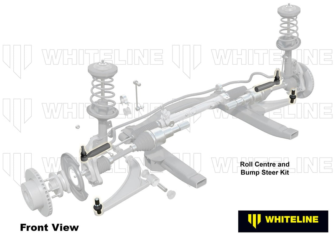 Whiteline 02-07 WRX / 04-09 STi / 05-08 LGT / 08+ WRX Hatch Kit de ajuste de centro de balanceo delantero / dirección de impacto