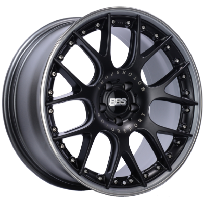 Ls Ss Rim BBS CH-RII 20x10.5 5x112 ET35 Satin Black Center Platinum Lip SS Rim P ...