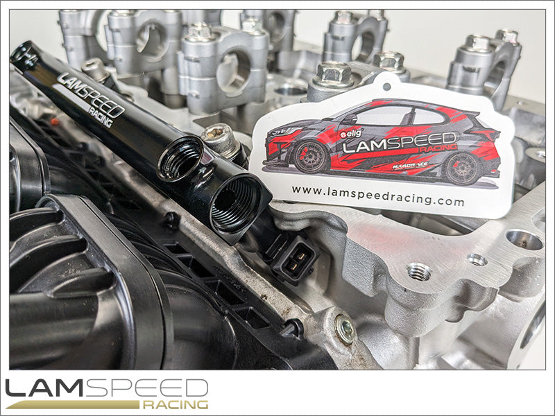 Lamspeed Racing 6061 Billet Fuel Rail - Toyota G16E-GTS GR Yaris / GR Corolla